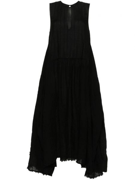 Pamučna maksi haljina Uma Wang crna