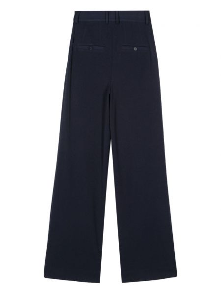 Pantalon plissé Staud bleu