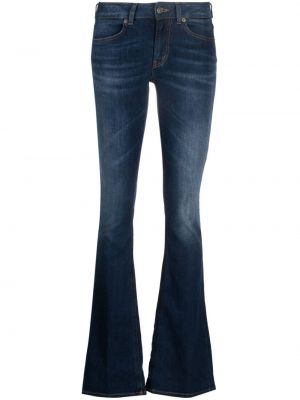 Jeans bootcut taille basse Dondup bleu
