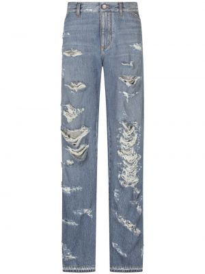 Distressed bootcut jeans ausgestellt Dolce & Gabbana blau