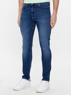 Priliehavé skinny fit džínsy Tommy Jeans modrá