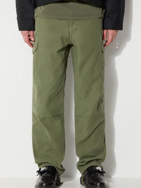 Bavlněné cargo kalhoty Filson zelené