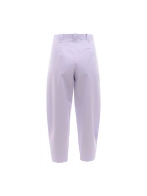 Pantalones de cuero Krizia violeta