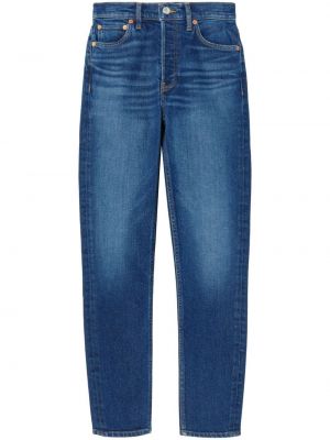 Hög midja skinny fit-jeans Re/done blå