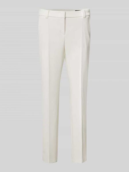 Spodnie slim fit Windsor białe