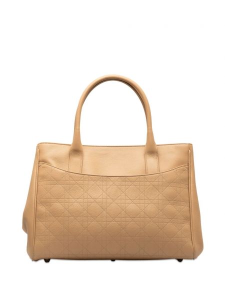 Leder shopper handtasche Christian Dior Pre-owned braun