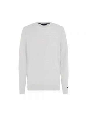 Sweter wełniany Tommy Hilfiger biały