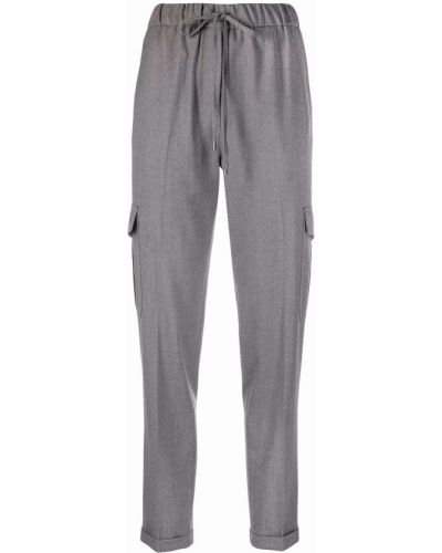 Pantalones cargo con cordones Antonelli gris