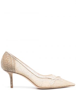 Blonder pumps Jimmy Choo