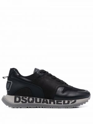 Zapatillas con estampado Dsquared2 negro