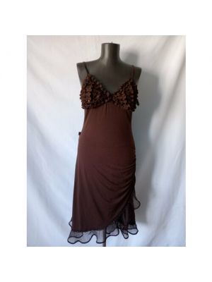 Платье Base коричневое