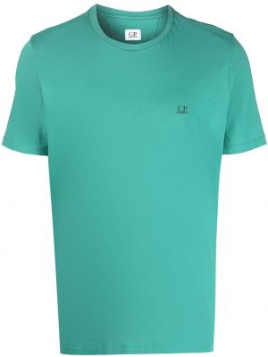 T-shirt con stampa C.p. Company verde