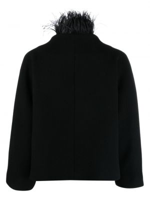 Vlněná bunda z peří Antonelli černá