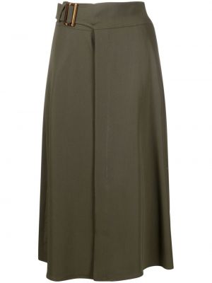 Midi sukňa Ralph Lauren Collection zelená