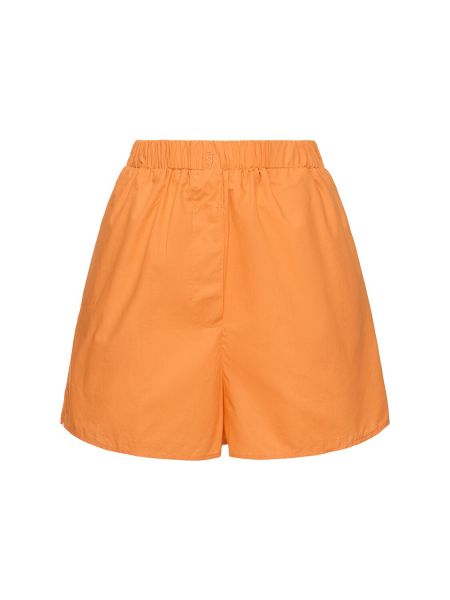 Bomuld shorts The Frankie Shop orange