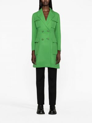 Vlněný kabát Etro zelený