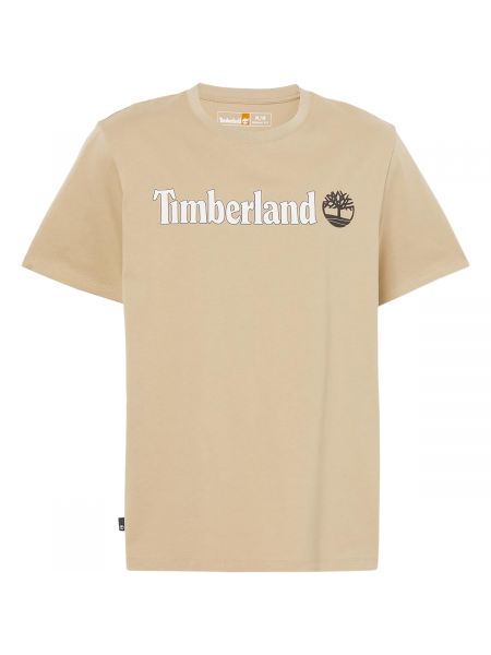 Koszulka z krótkim rękawem Timberland żółta