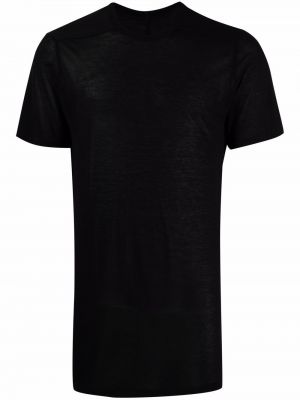 Camiseta de punto Rick Owens negro