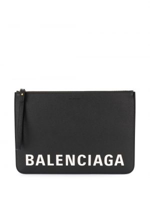 Bolso clutch con estampado Balenciaga