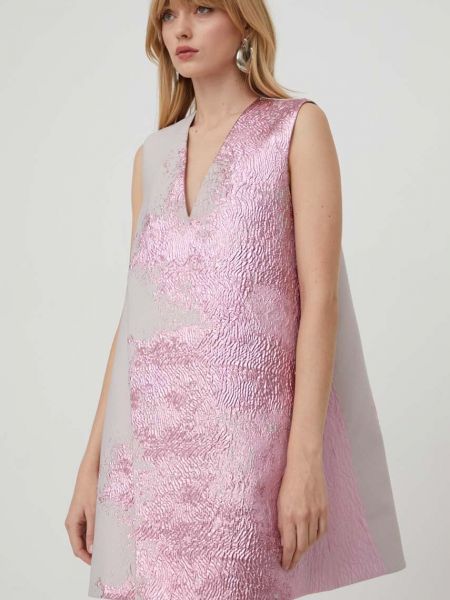 Sukienka mini Stine Goya różowa