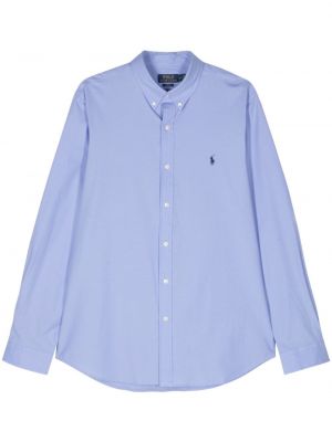 Bombažna bombažna polo majica s karirastim vzorcem Polo Ralph Lauren