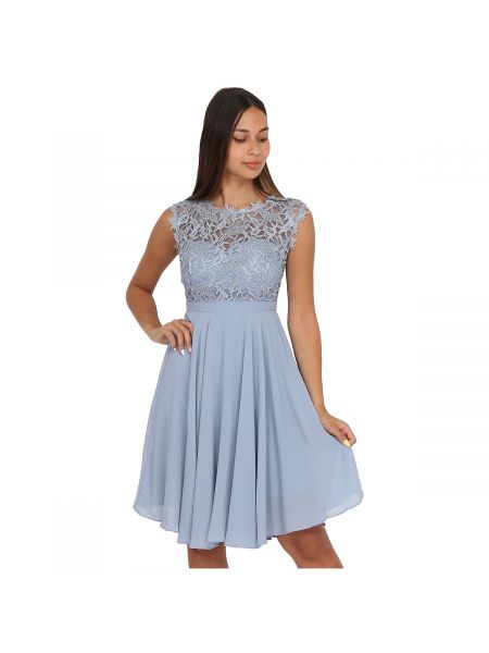 Sukienka La Modeuse niebieska