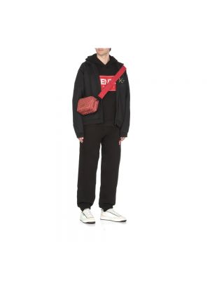 Spodnie sportowe bawełniane Kenzo czarne