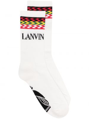 Κάλτσες Lanvin λευκό