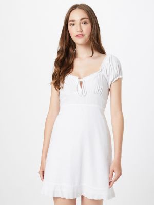 Pamučna haljina košulja Cotton On bijela
