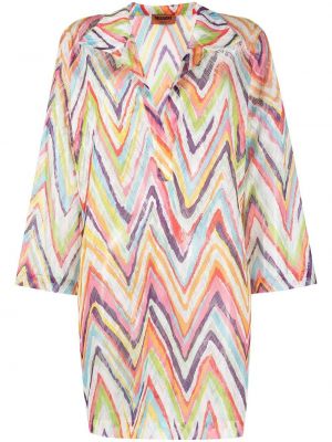 Strand trykt dress Missoni hvit