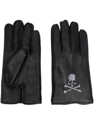 Rękawiczki skórzane Mastermind Japan czarne