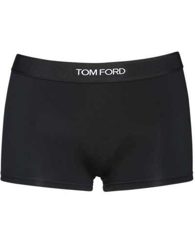 Pantaloni din jerseu din modal Tom Ford negru
