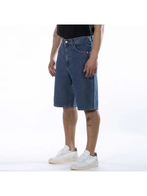 Jeans shorts Amish blau