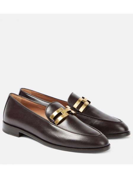 Loafers i läder Aquazzura brun