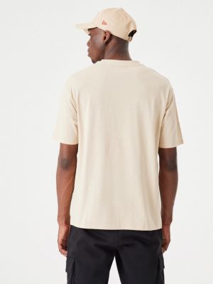 T-shirt New Era beige