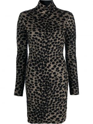 Mini kleita ar apdruku ar leoparda rakstu Genny