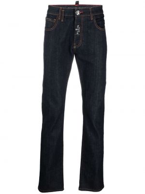 Straight leg jeans Philipp Plein blu