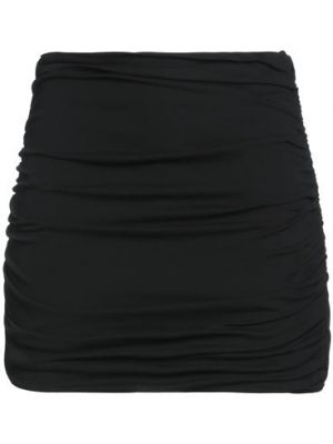 Mini falda de viscosa Tory Burch negro