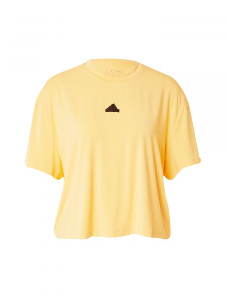 Πουκάμισο Adidas Sportswear κίτρινο