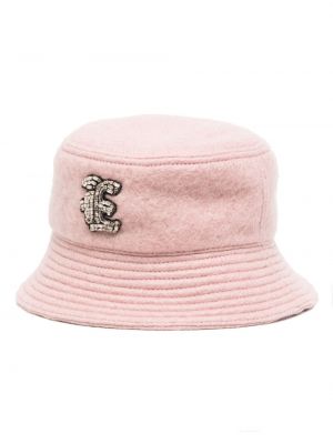 Mütze mit kristallen Ermanno Scervino pink
