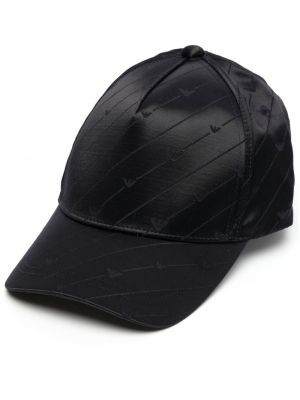 Brodert cap Emporio Armani svart