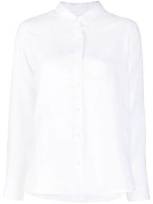 Λινό πουκάμισο Barbour λευκό