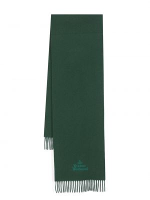 Vlnený šál Vivienne Westwood zelená