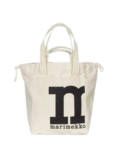Shopper handtasche Marimekko weiß