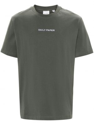Medvilninis marškinėliai Daily Paper žalia