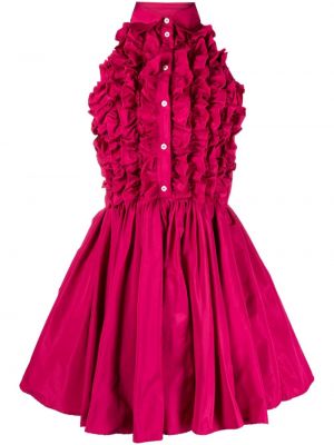 Коктейлна рокля без ръкави Msgm розово