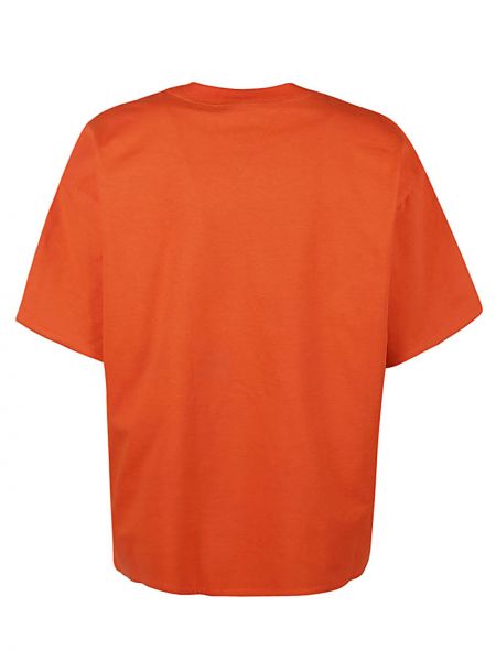 T-shirt di cotone Bottega Veneta arancione