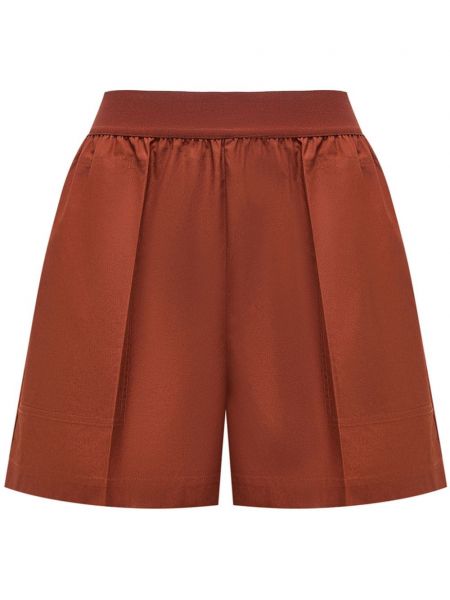 Shorts en coton large 12 Storeez marron