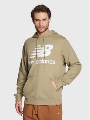 Mikina relaxed fit New Balance zelená