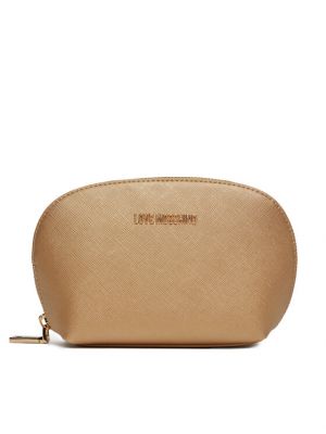 Kozmetična torbica Love Moschino zlata